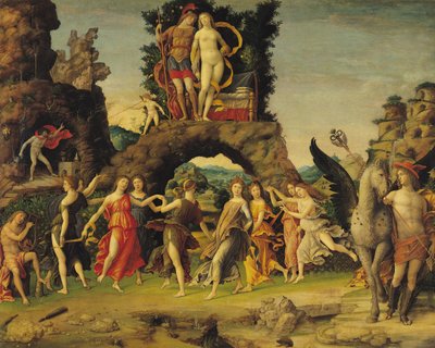 El Parnaso: Marte y Venus de Andrea Mantegna